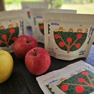 (2025라이브특가)펀치볼 사과가 듬뿍들어간 사과김자반 45g 5봉